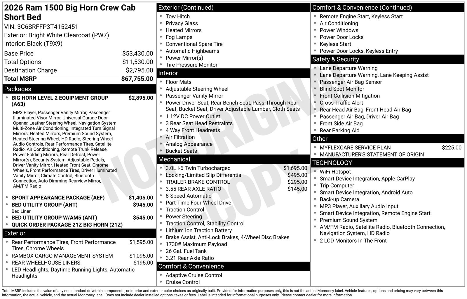 New 2026 RAM 1500 Big Horn AWD/4WD image 33