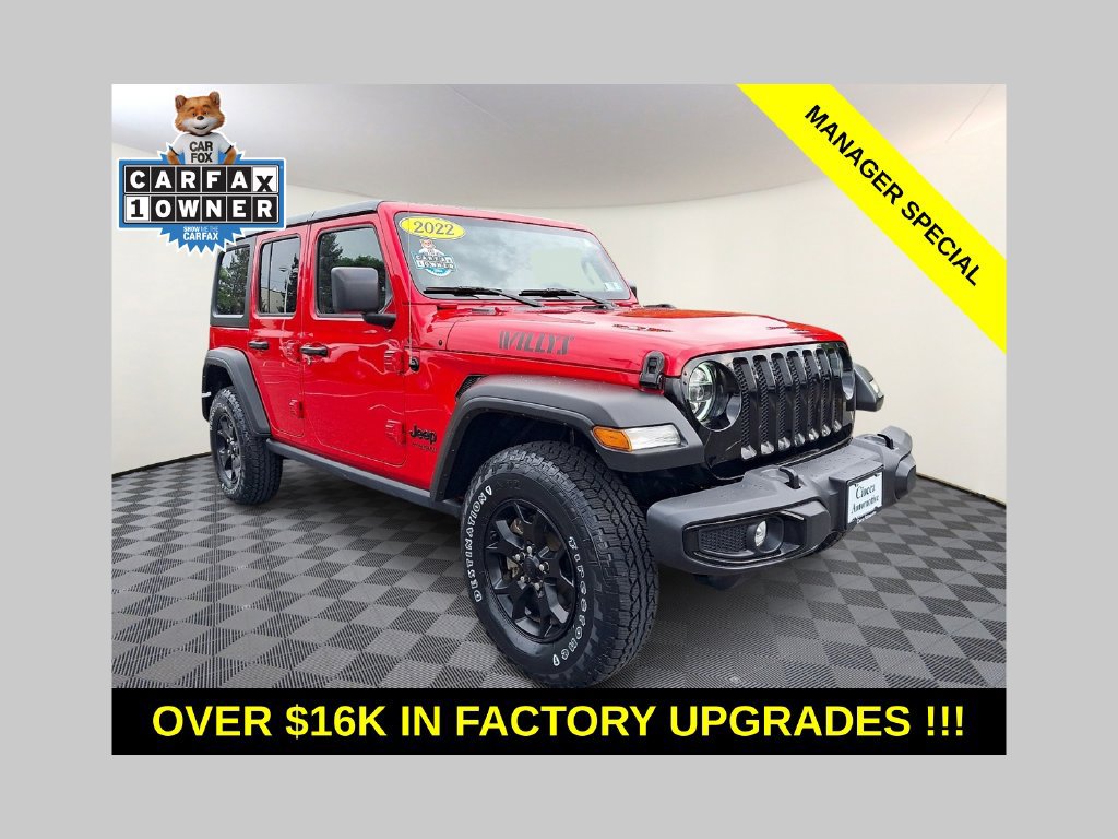 Used 2022 Jeep Wrangler Unlimited Sport AWD/4WD image 1