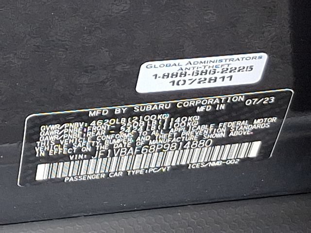 Certified 2023 Subaru WRX Premium AWD/4WD image 27