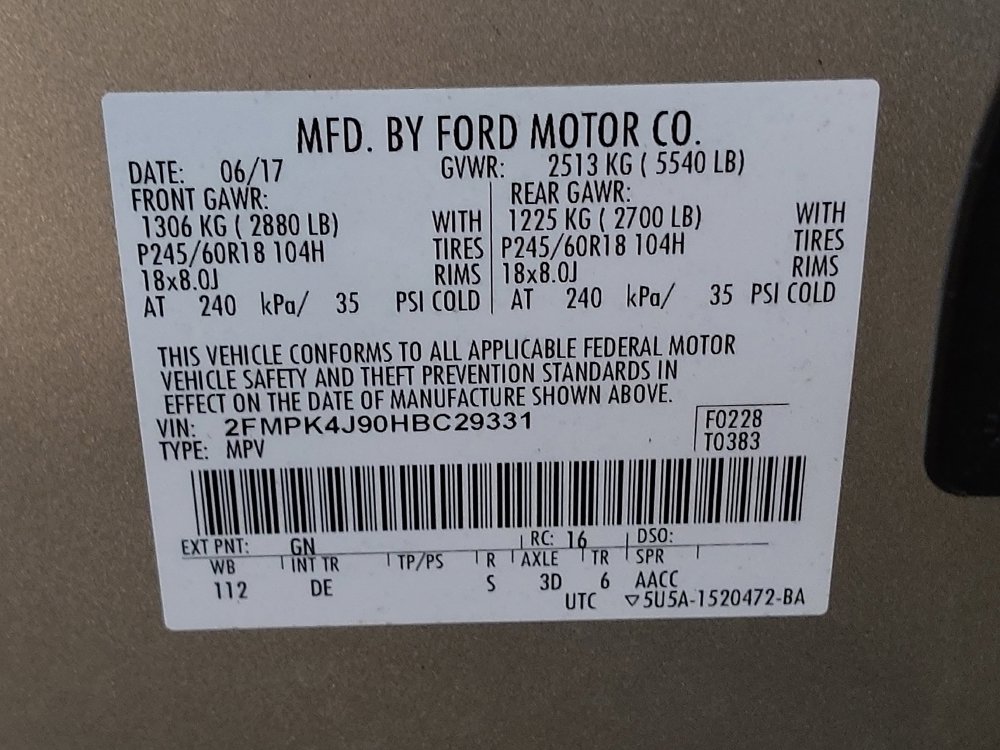 Used 2017 Ford Edge SEL w/ Class II Trailer Tow Package AWD/4WD image 33