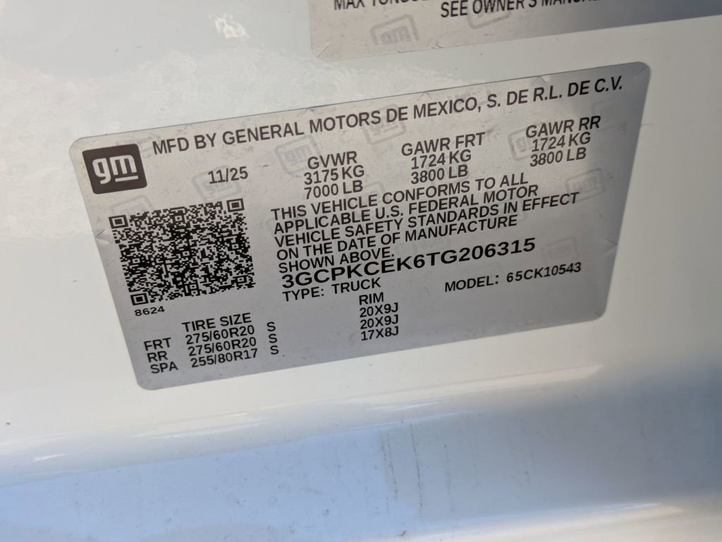 New 2026 Chevrolet Silverado 1500 Custom Trail Boss w/ Turbomax Blackout Package image 32