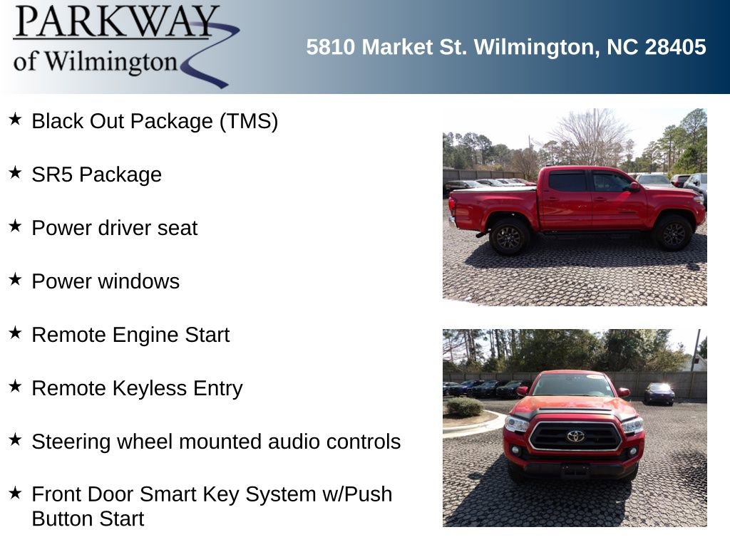 Used 2023 Toyota Tacoma SR5 w/ Black Out Package (TMS) AWD/4WD image 5