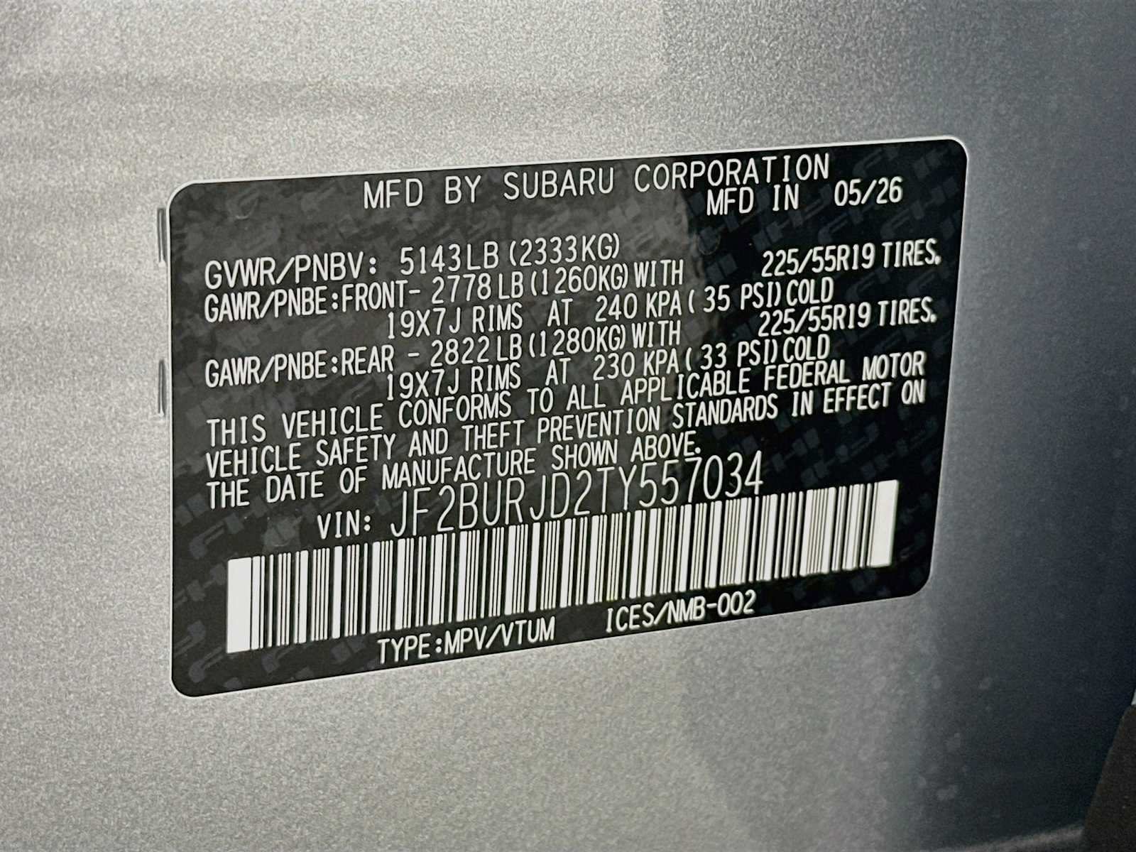 New 2026 Subaru Outback Touring XT AWD/4WD image 31