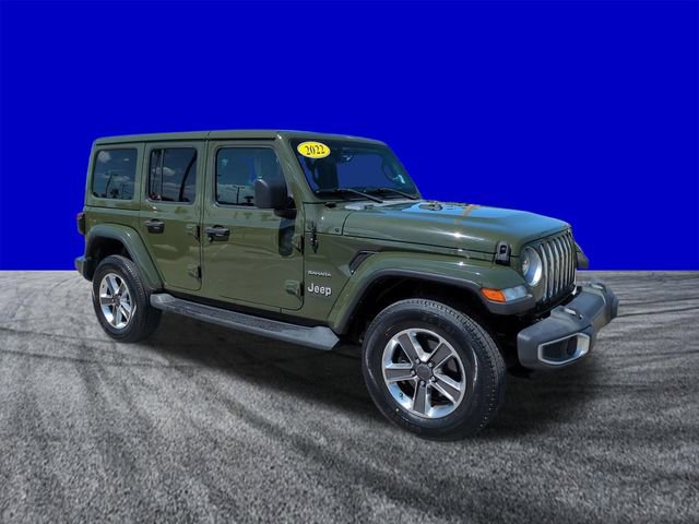 Used 2022 Jeep Wrangler Unlimited Sahara w/ Safety Group AWD/4WD image 2