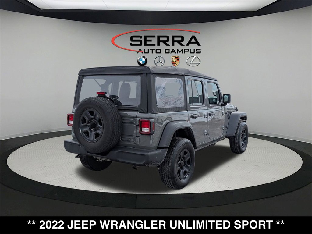Used 2022 Jeep Wrangler Unlimited Sport image 3