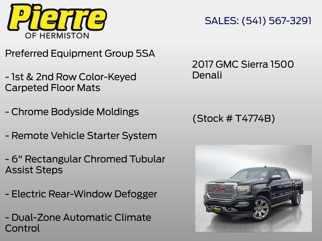 Used 2017 GMC Sierra 1500 Denali w/ Denali Ultimate Package AWD/4WD image 12