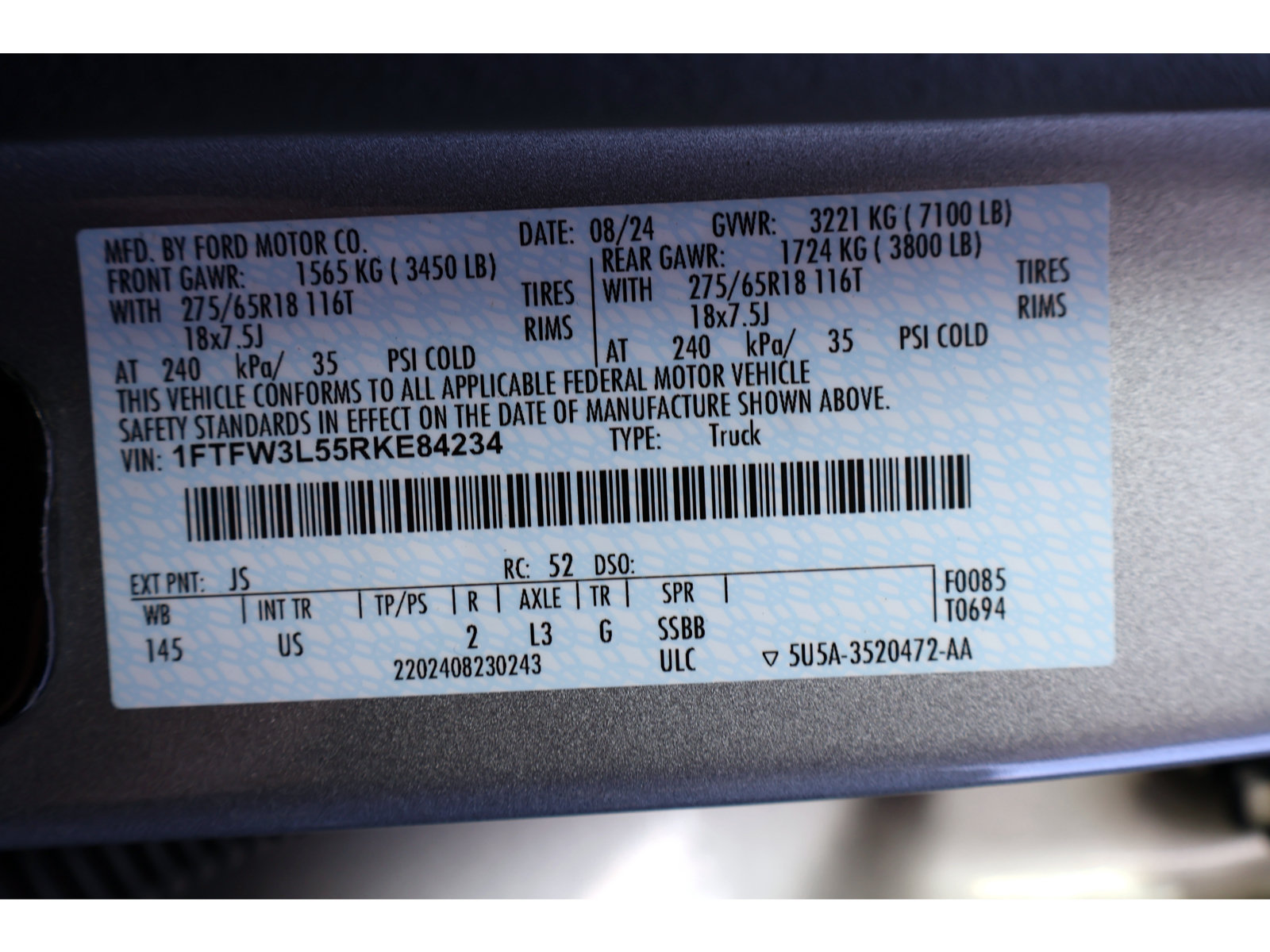 Certified 2024 Ford F150 XLT w/ Mobile Office Package AWD/4WD image 33