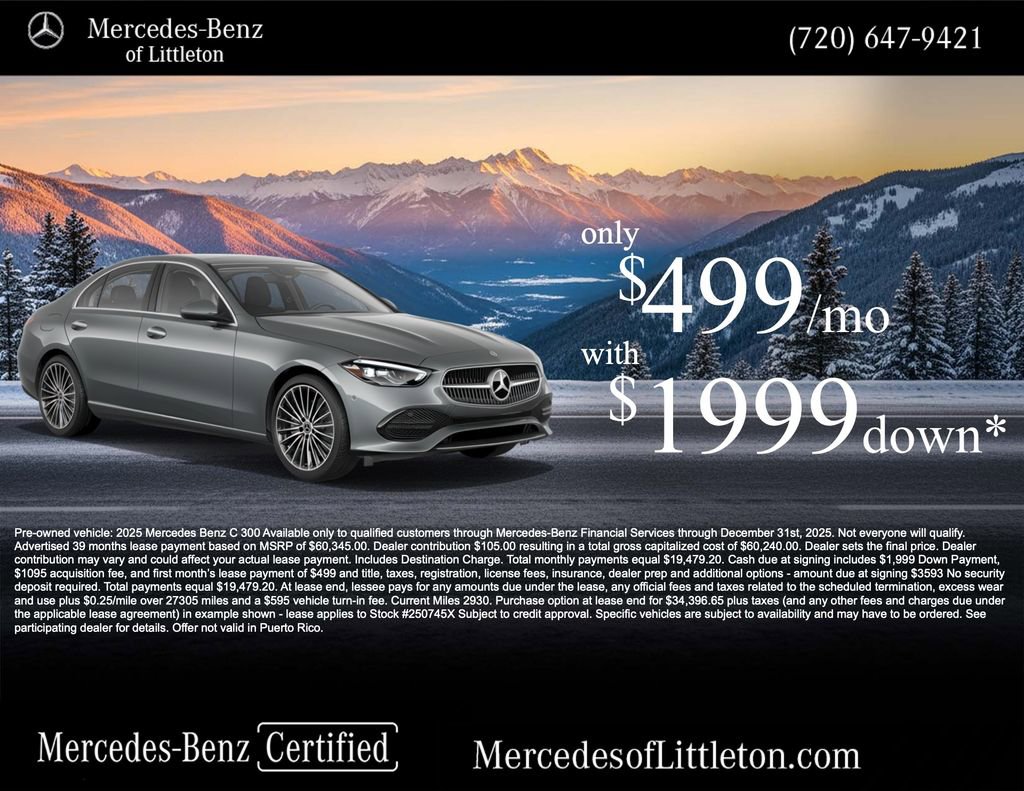 Certified 2025 Mercedes-Benz C 300 4MATIC Sedan image 3