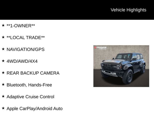Used 2023 Ford Bronco Raptor AWD/4WD image 2