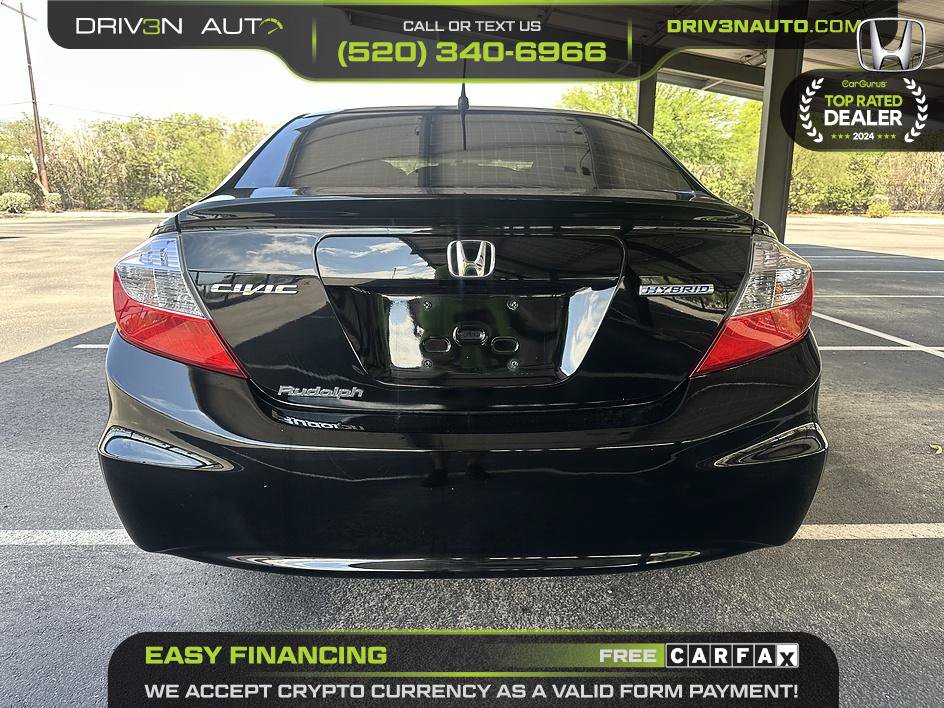 Used 2012 Honda Civic Hybrid Sedan image 8