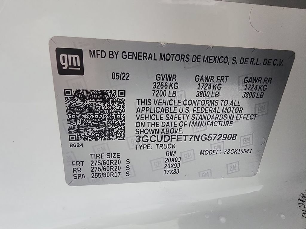 Certified 2022 Chevrolet Silverado 1500 LT Trail Boss w/ Convenience Package II AWD/4WD image 34