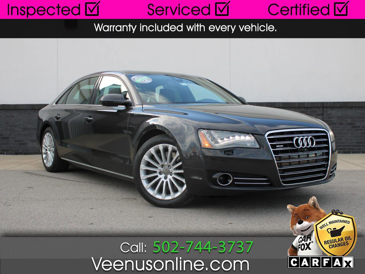 Used 2014 Audi A8 L 4.0T w/ Luxury Package