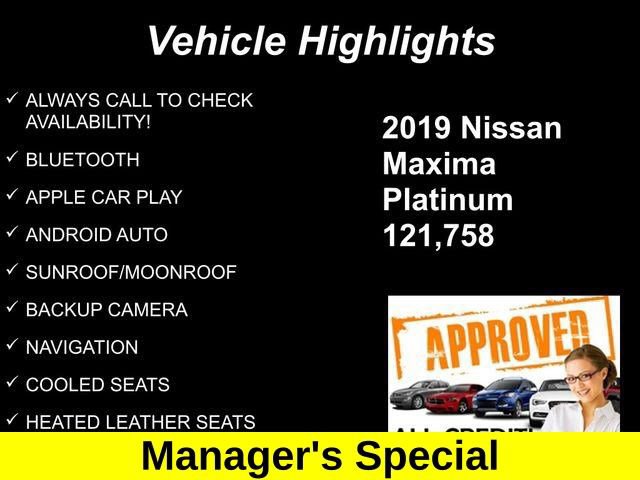 Used 2019 Nissan Maxima Platinum w/ Reserve Package FWD image 10