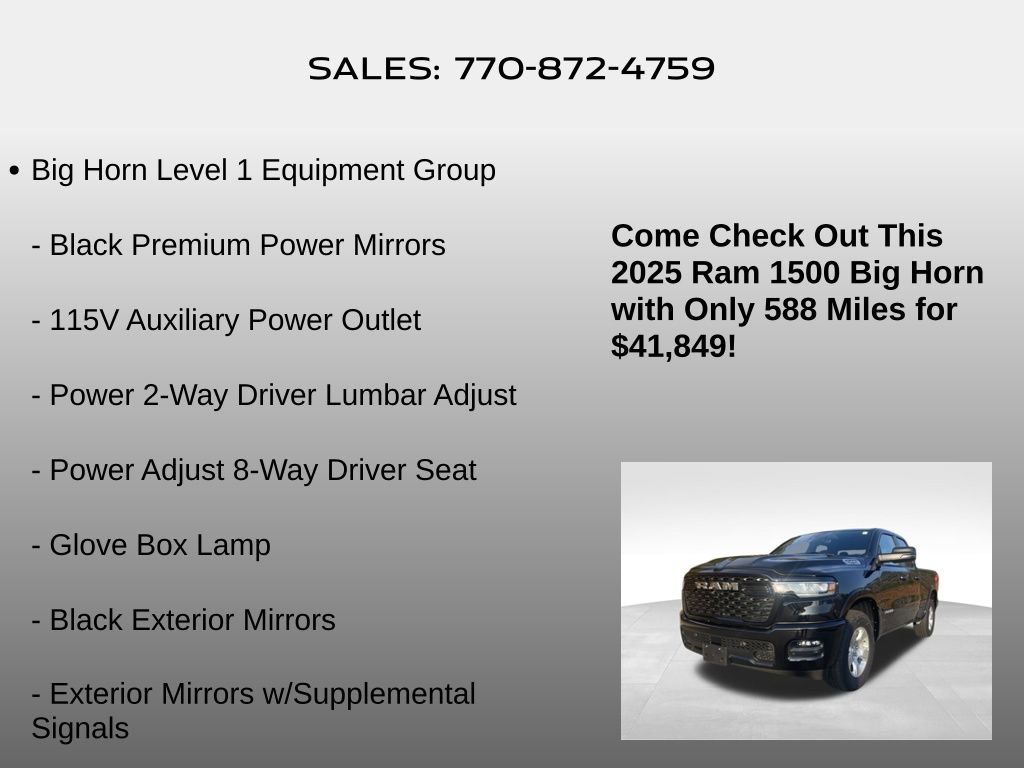 Used 2025 RAM 1500 Big Horn image 10
