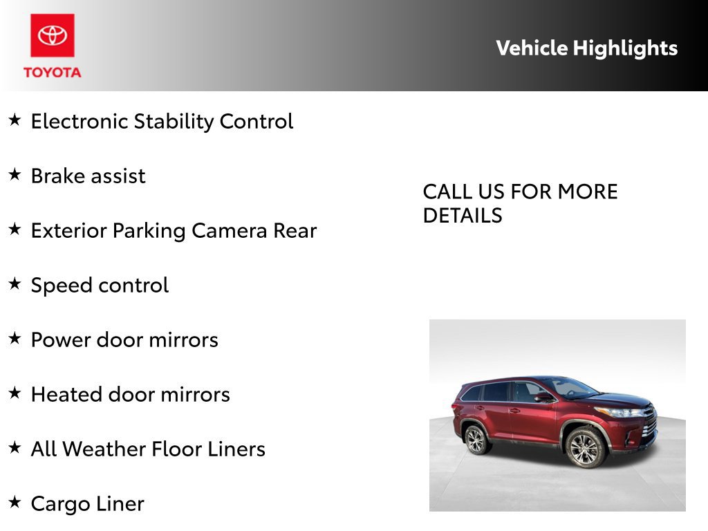 Used 2019 Toyota Highlander LE AWD/4WD image 23