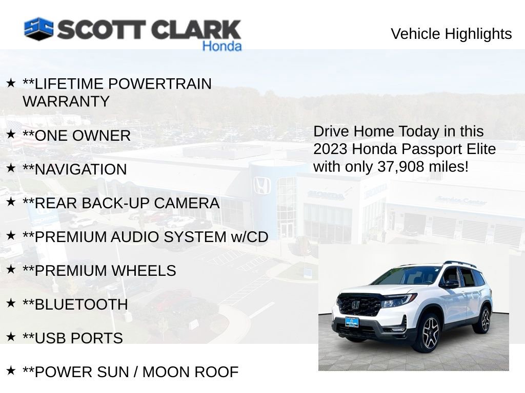 Used 2023 Honda Passport Elite image 11