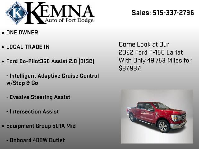 Used 2022 Ford F150 Lariat image 7