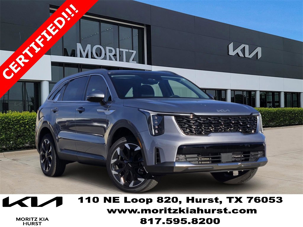 Certified 2025 Kia Sorento EX w/ Panoramic Sunroof Package