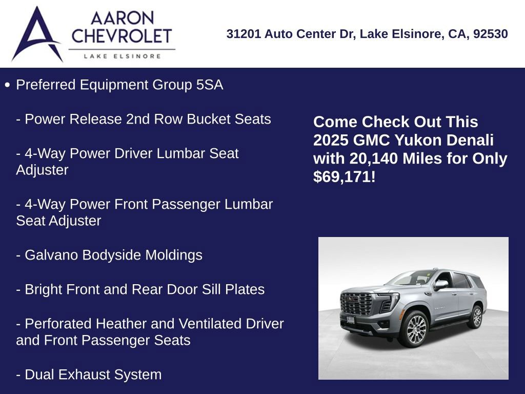 Used 2025 GMC Yukon Denali image 5