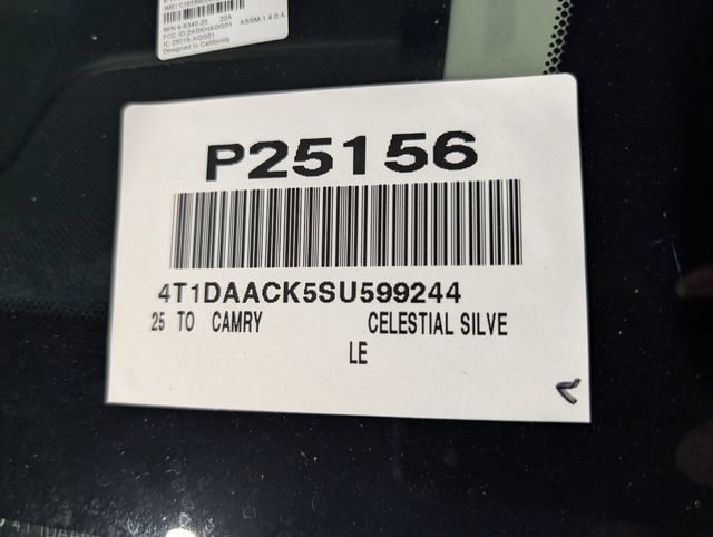 Used 2025 Toyota Camry LE FWD image 35