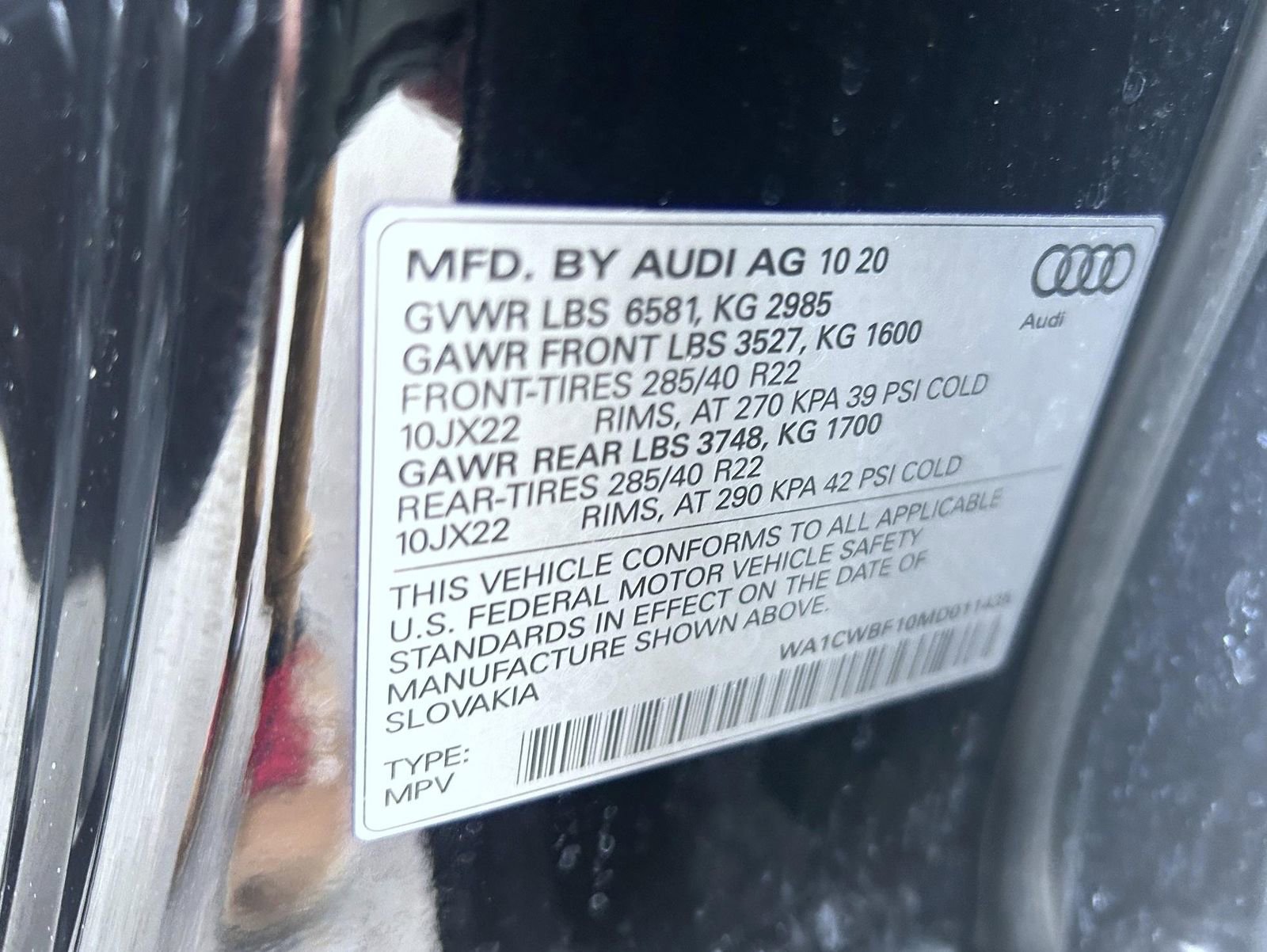 Used 2021 Audi SQ8 Prestige image 25