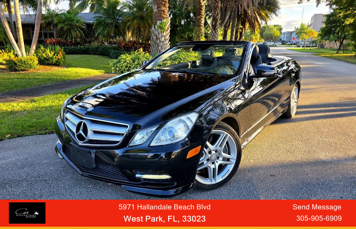 Used 2013 Mercedes-Benz E 550 Cabriolet w/ Premium 2 Pkg image 1