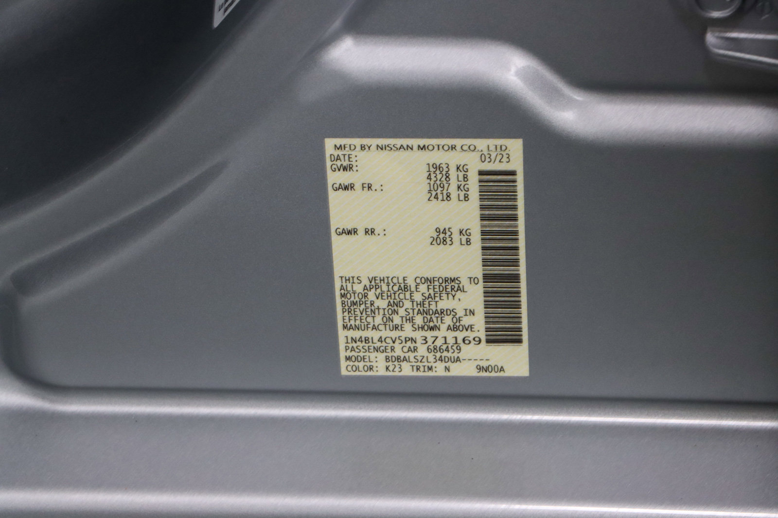 Used 2023 Nissan Altima 2.5 SR image 30