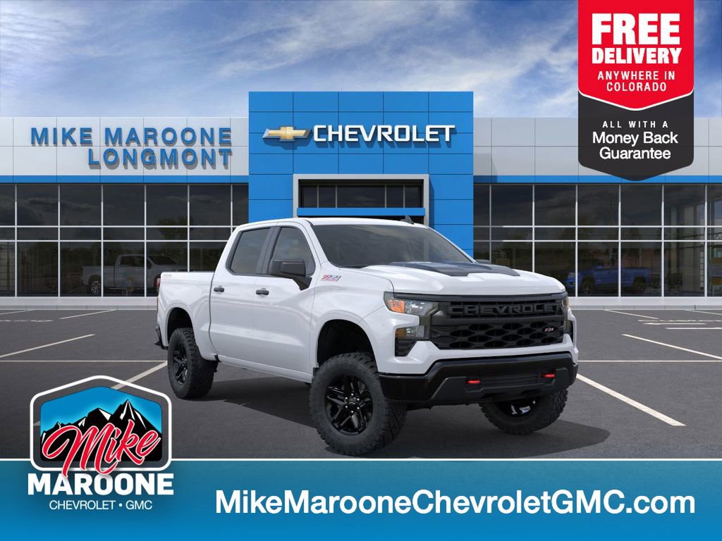 New 2026 Chevrolet Silverado 1500 Custom Trail Boss w/ LPO, Dark Essentials Package