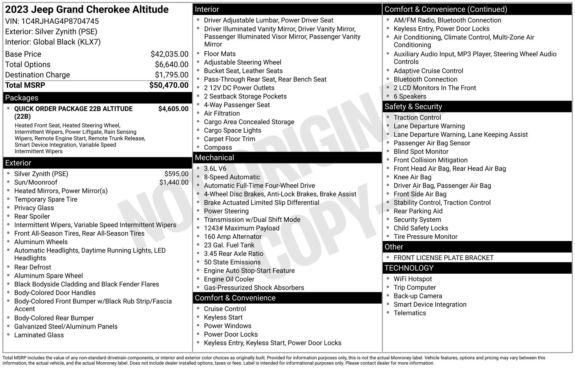 Used 2023 Jeep Grand Cherokee Altitude image 4