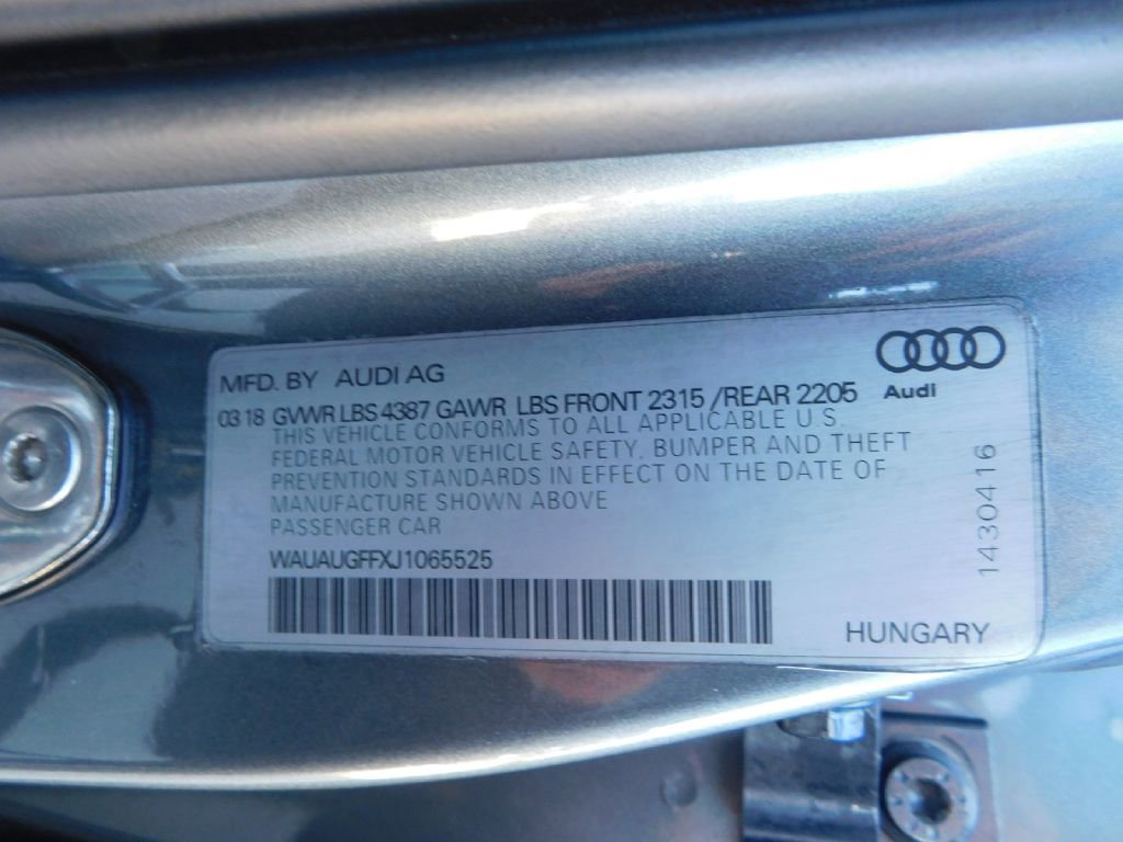 Used 2018 Audi A3 2.0T Premium w/ Convenience Package FWD image 17