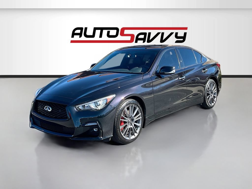 Used 2024 INFINITI Q50 Red Sport 400 w/ Black Opal Edition AWD/4WD image 3