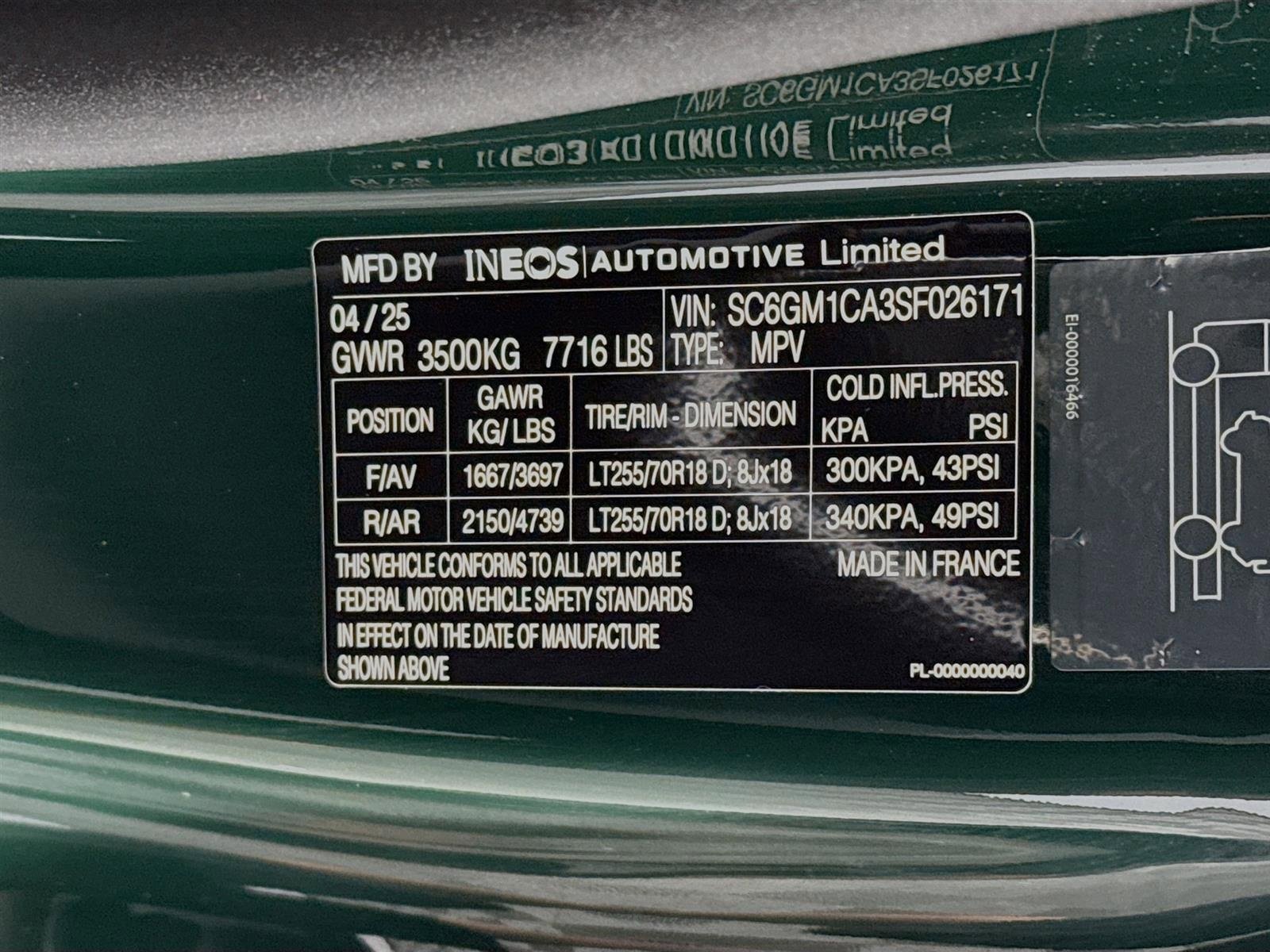 Used 2025 INEOS Grenadier Fieldmaster Edition image 31