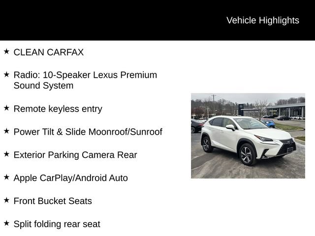 Used 2020 Lexus NX 300 AWD w/ Premium Package image 5