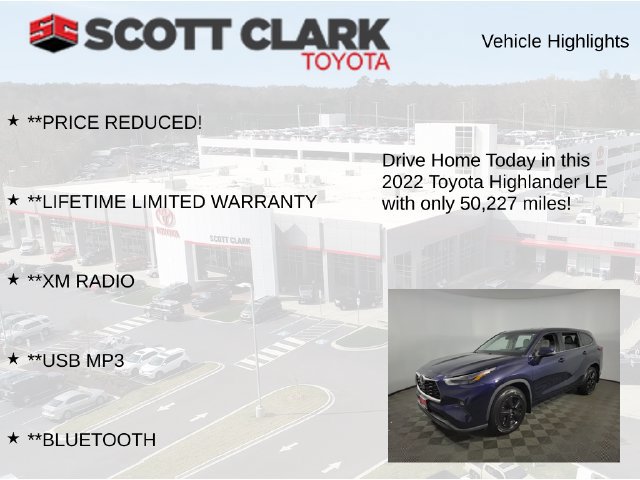 Used 2022 Toyota Highlander LE AWD/4WD image 12