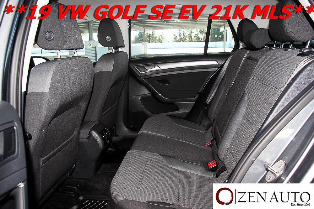Used 2019 Volkswagen e-Golf SE w/ Driver Assistance Package image 29