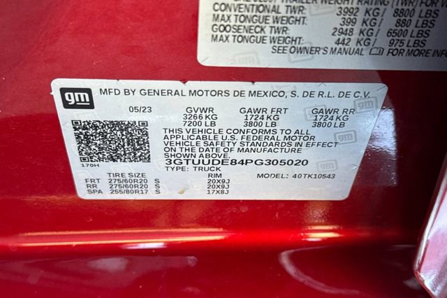 Used 2023 GMC Sierra 1500 SLT w/ SLT Premium Plus Package AWD/4WD image 60