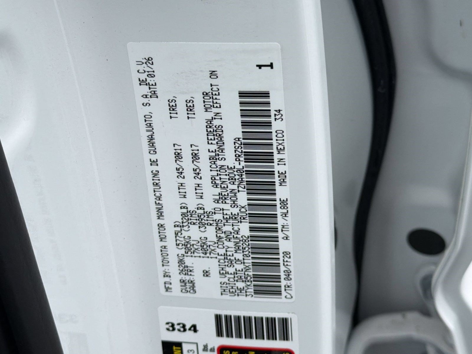 Used 2026 Toyota Tacoma SR5 RWD image 27
