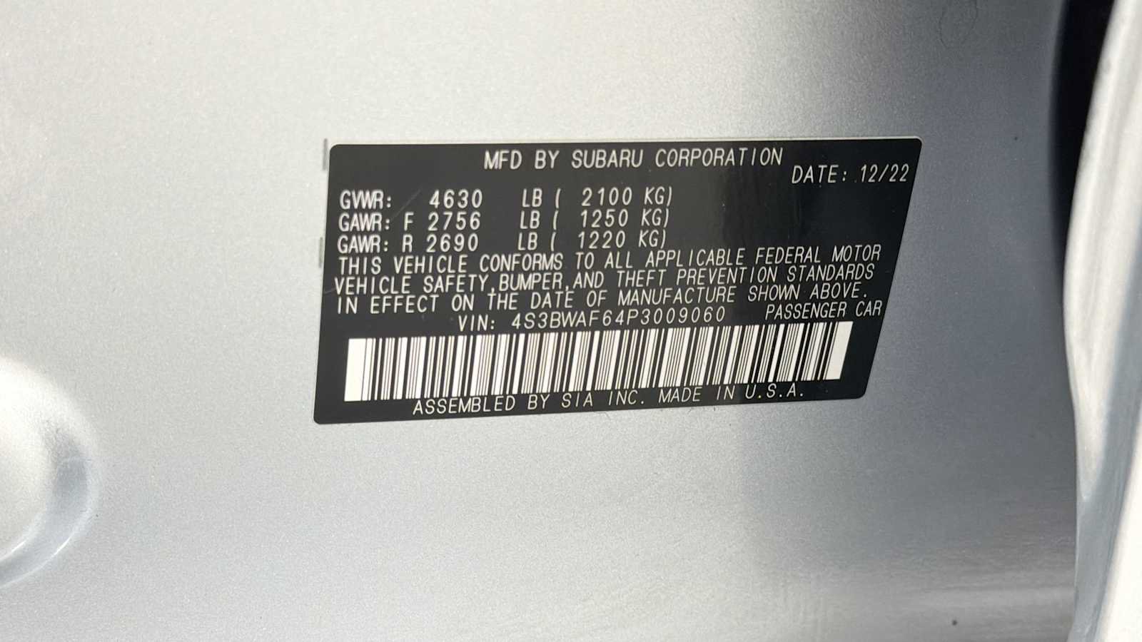 Used 2023 Subaru Legacy Premium AWD/4WD image 11