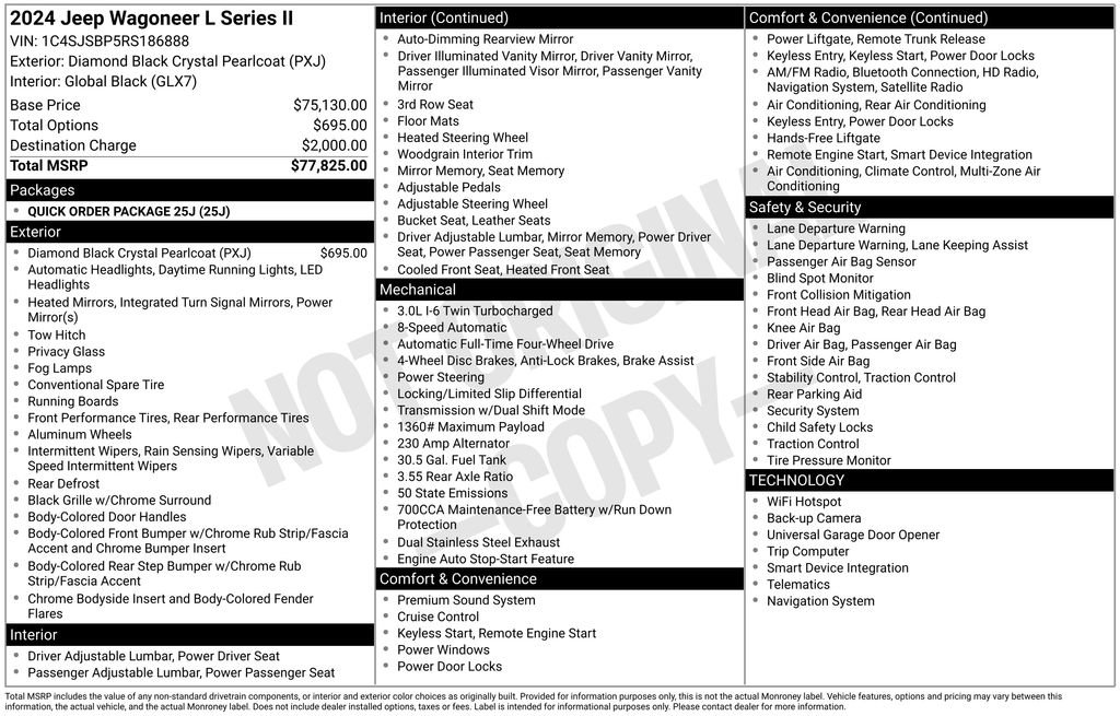 Used 2024 Jeep Wagoneer L Series II image 11