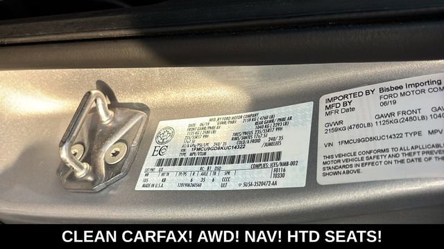 Used 2019 Ford Escape SE AWD/4WD image 34