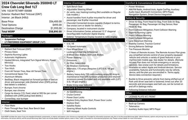 Used 2024 Chevrolet Silverado 3500 LT image 5