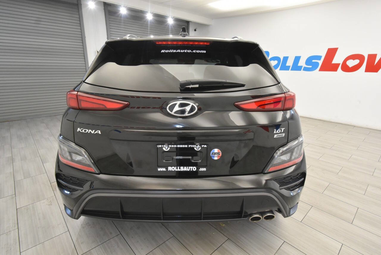 Used 2022 Hyundai Kona N Line w/ Tech Package AWD/4WD image 4