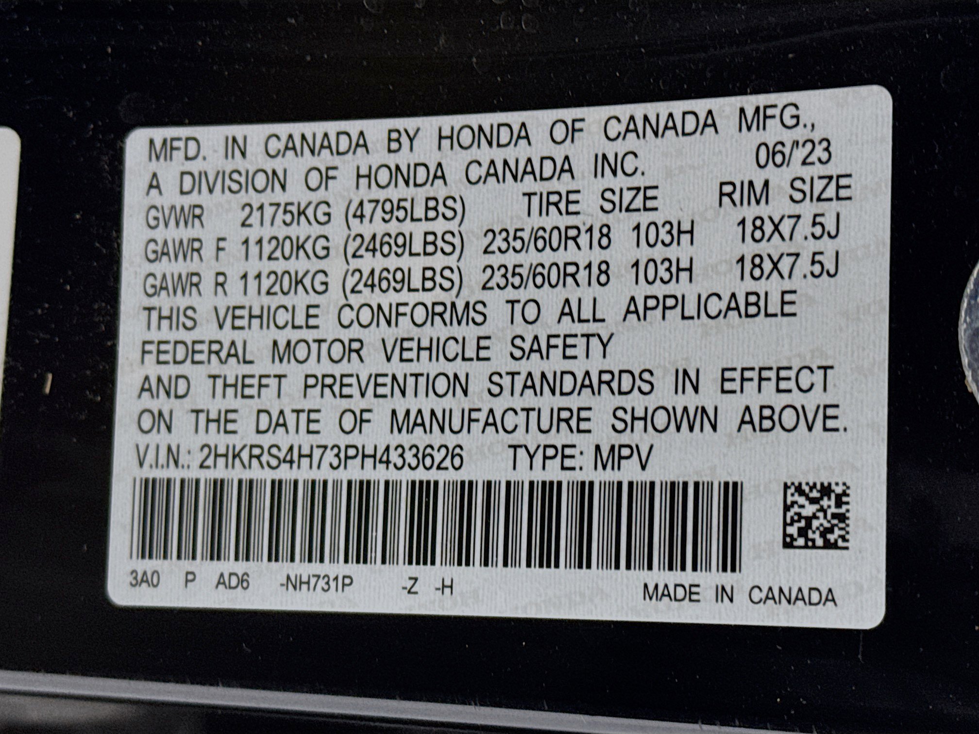 Certified 2023 Honda CR-V EX-L image 31