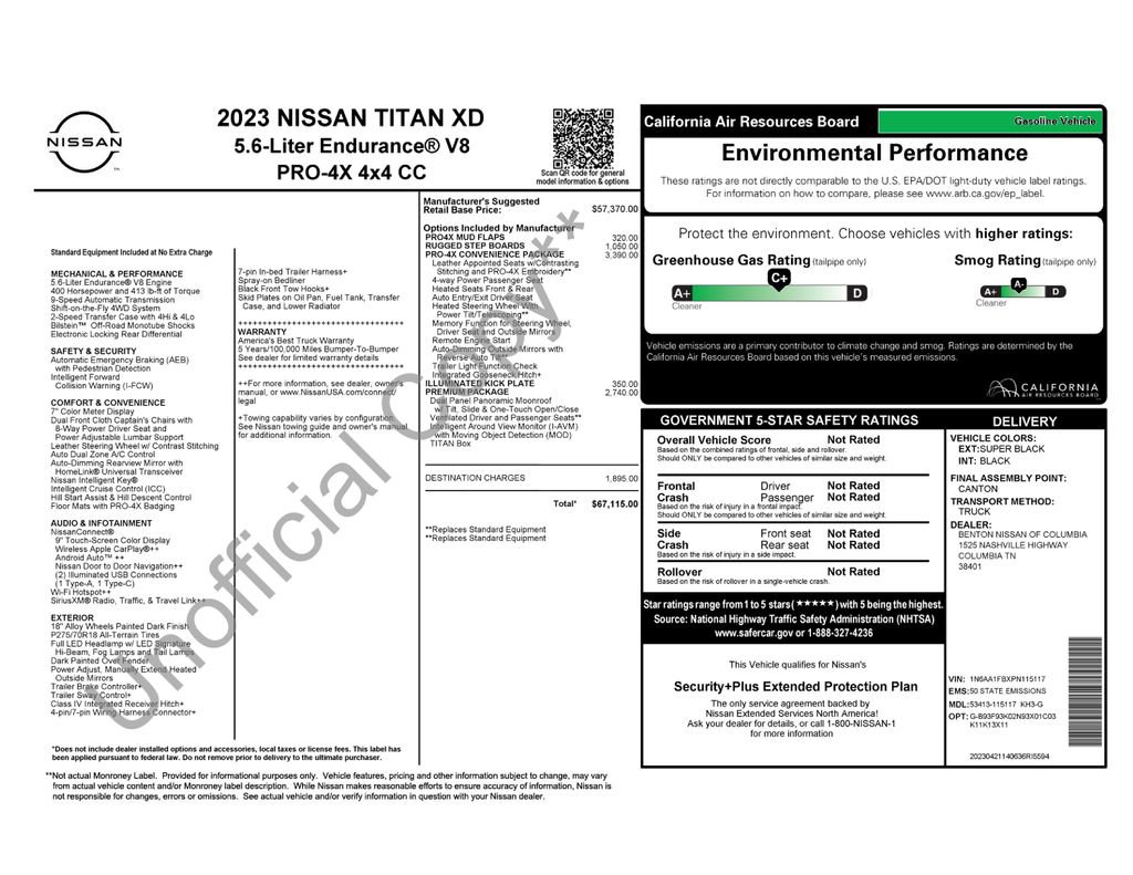 Used 2023 Nissan Titan PRO-4X w/ Pro-4x Convenience Package image 45