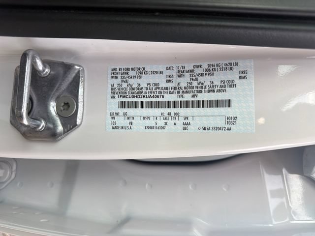 Used 2019 Ford Escape SEL FWD image 33
