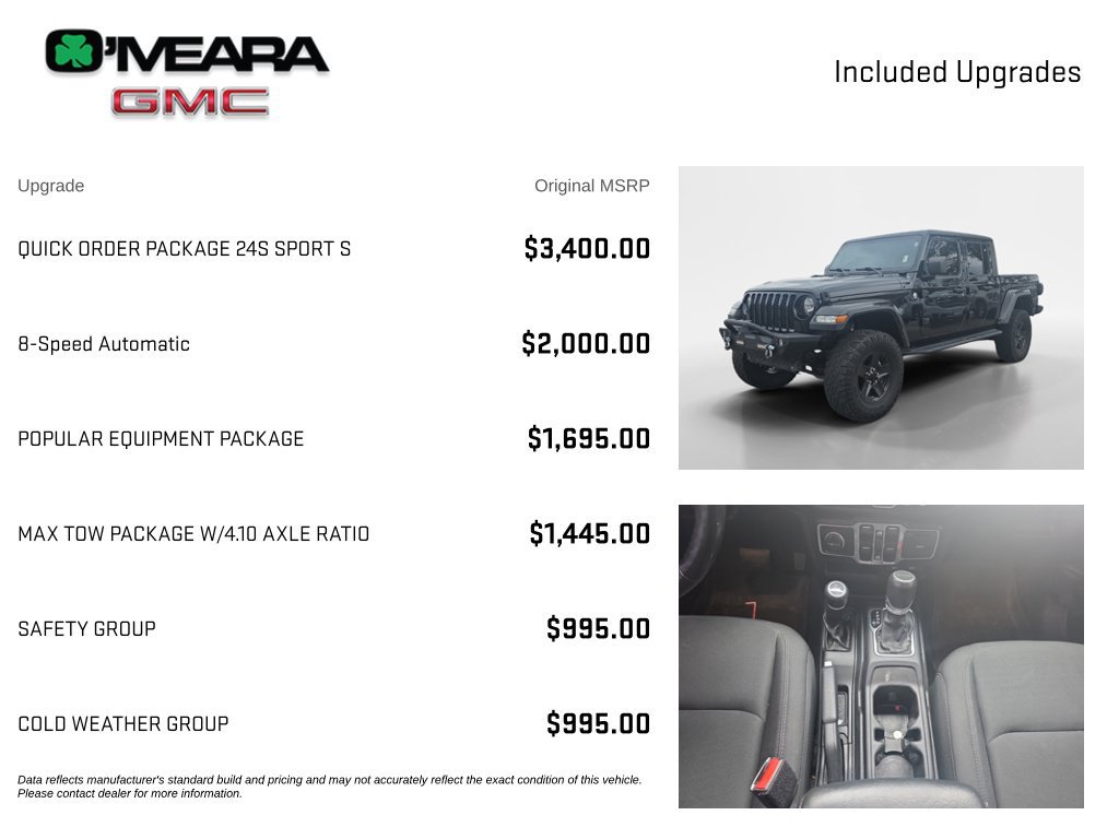 Used 2021 Jeep Gladiator Sport AWD/4WD image 4