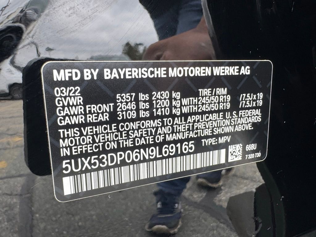 Used 2022 BMW X3 xDrive30i w/ Convenience Package AWD/4WD image 37