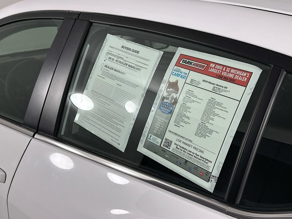 Certified 2024 Nissan Sentra SV FWD image 14
