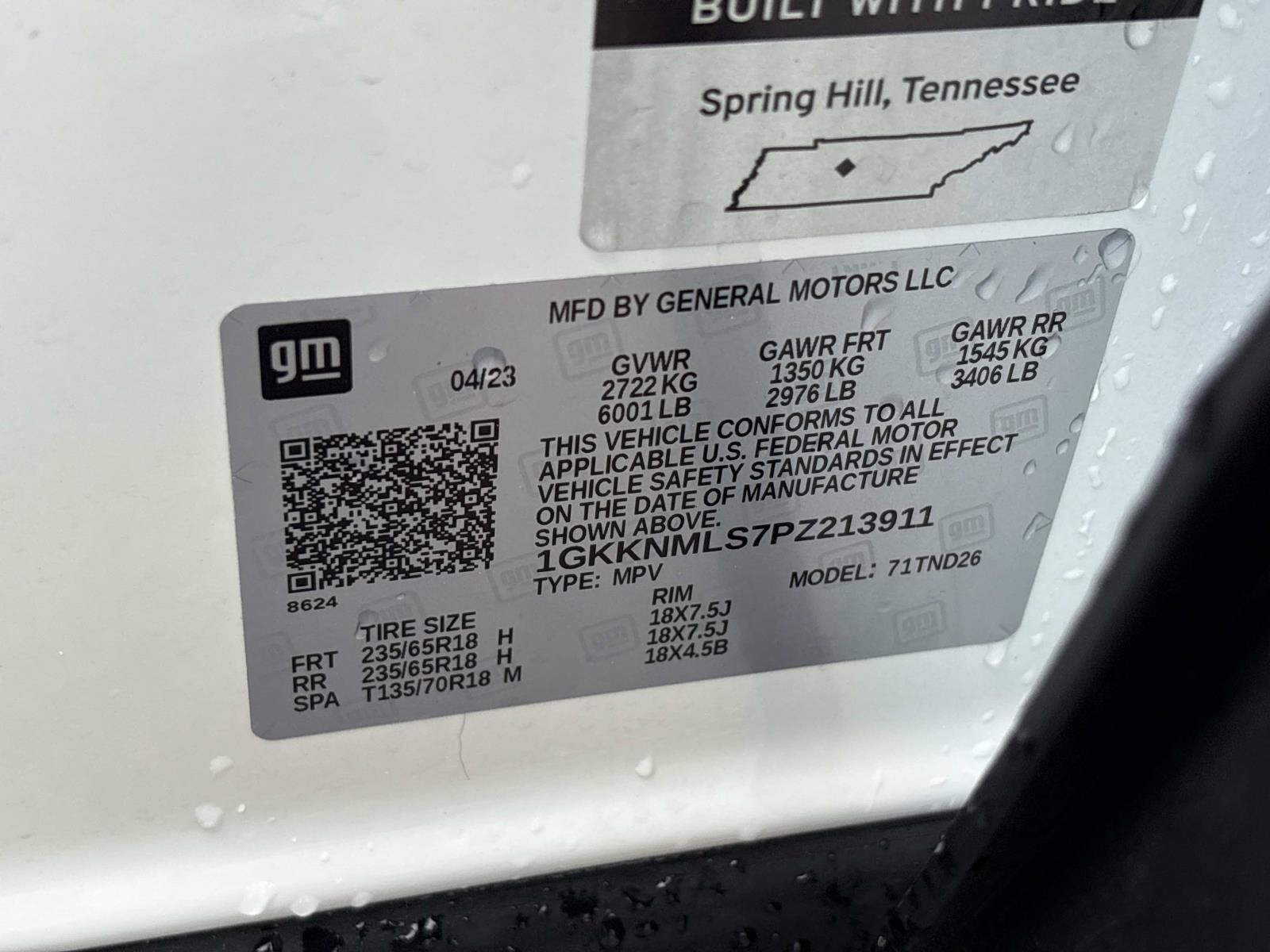 Used 2023 GMC Acadia SLT w/ Technology Package FWD image 38