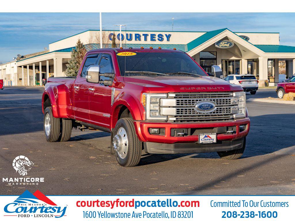 Used 2018 Ford F450 Platinum w/ Platinum Ultimate Package image 1